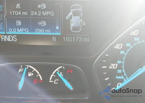 2016 Ford Escape Titanium z USA, uszkodzony, nr VIN 1FMCU9J94GUB85476